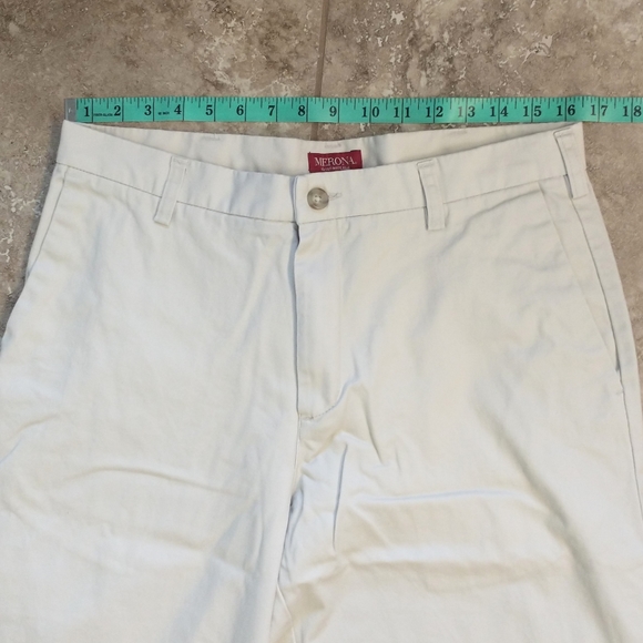 Men's Merona Light Khaki Chino Pants Size 33x32 - Picture 7 of 8